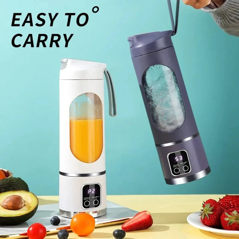 Portable Fruit Juicer Smoothies Mixer Two Cup USB Rechargeable Blender US SHIP-P