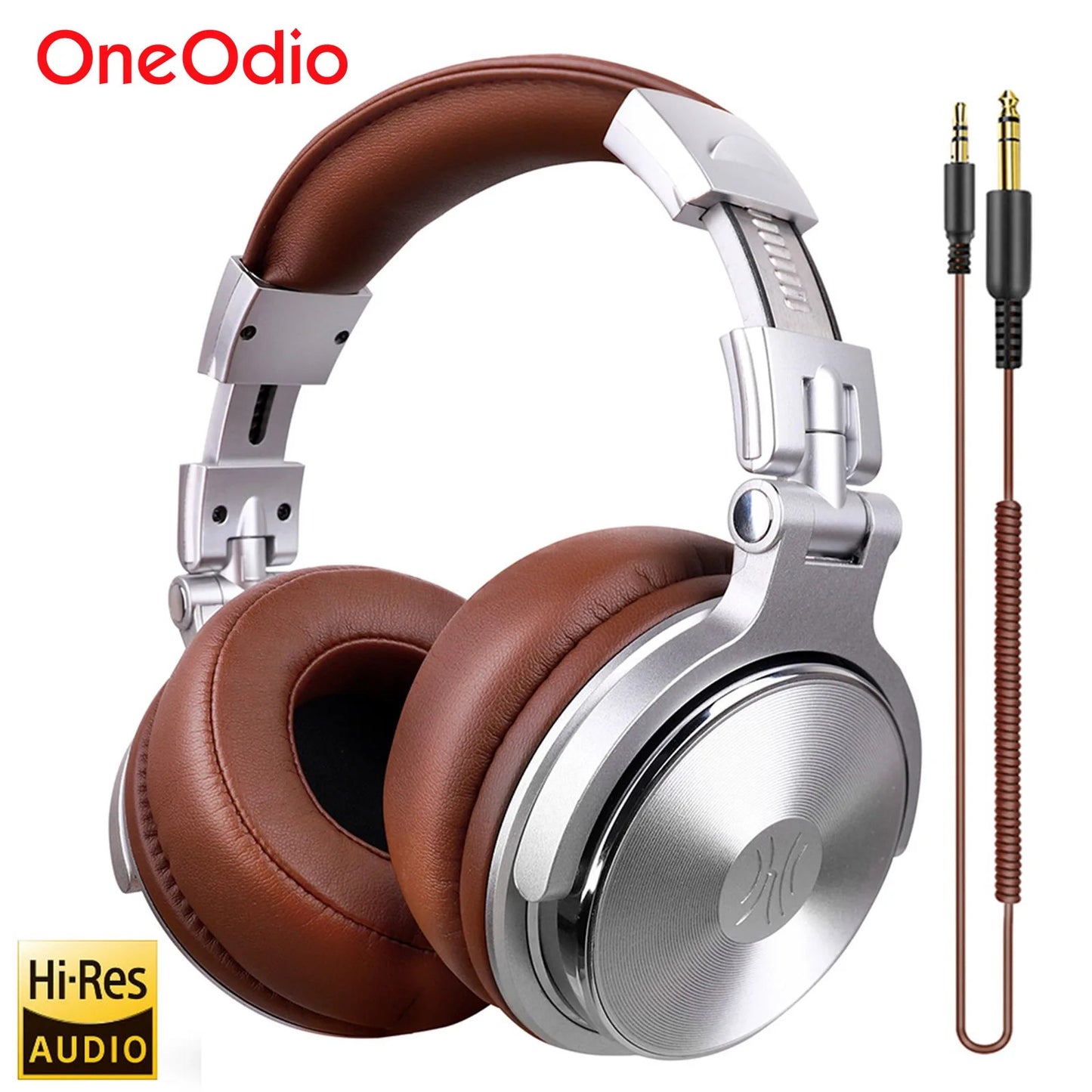 Over Ear Hi-Res Headphones With Mic – Professional Monitoring Headset for AMP,