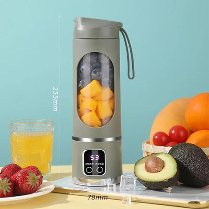 Portable Fruit Juicer Smoothies Mixer Two Cup USB Rechargeable Blender US SHIP-P