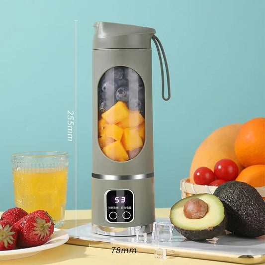 Portable Fruit Juicer Smoothies Mixer Two Cup USB Rechargeable Blender US SHIP-P