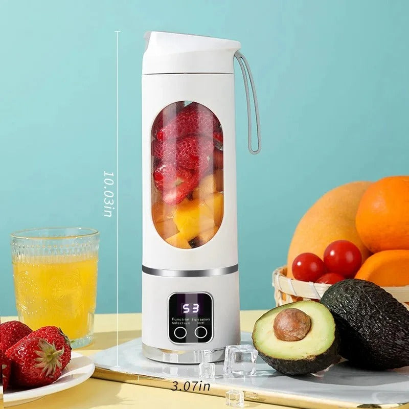 Portable Fruit Juicer Smoothies Mixer Two Cup USB Rechargeable Blender US SHIP-P